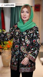 مانتو زنانه مخمل طرح نهال ماهوت