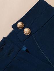 مشخصات، قیمت و خرید شلوار زنانه پارچه ای کرپ کنزو راسته کلاسیک ثمر بُرنُس