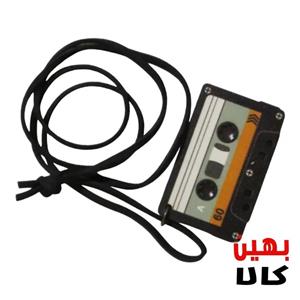 گردنبند چوبی_طرح نوار کاست