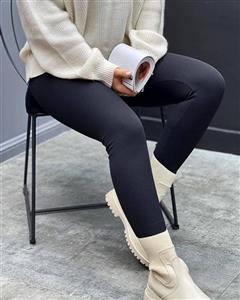 لگ زنانه کبریتی کشی رنگ مشکی