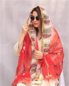 شال هندی گلدوزی ترمه