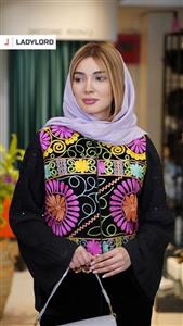 مانتو زنانه مخمل طرح طناز ماهوت