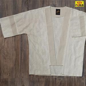 مانتو زنانه لینن جلو باز فری سایز