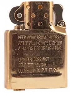 مغزی طلایی فندک زیپو Zippo INSIDE UNIT اصل