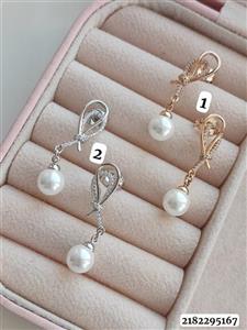 گوشواره میخی مرواریدی مارک ژوپینگ کیفیت عالی رنگ ثابت کد 1616594