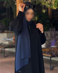 مانتو زنانه عبا یسنا مشکی الیزه درجه ۱