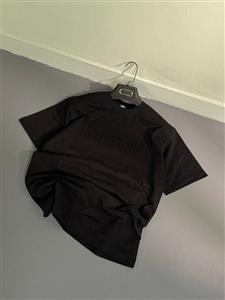 تیشرت مردانه طرح BALENCIAGA ساده پفکی مشکی کد 213622