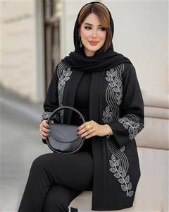 مانتو عیدانه نگین کاری