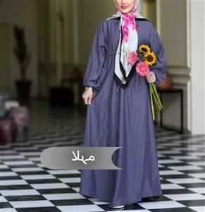 مانتو عبا زنانه مهلا مشکی الیزه درجه یک