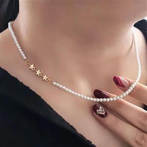 گردنبند مروارید مینیمال ژوپینگ - نگار گالری