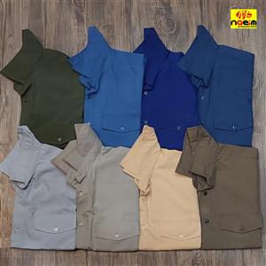 پیراهن 2جیب مردانه دوجیب 2xl-4xl تترون