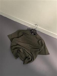 تیشرت مردانه طرح BALENCIAGA ساده پفکی زیتونی کد 213622