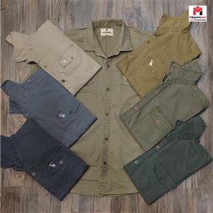 پیراهن مردانه لی دوجیب سایز 3XL-5XL
