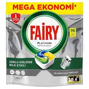 قرص ظرفشویی فیری ۹۶ تایی مدل Platinum