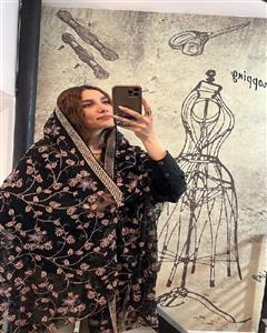 شال هندی گلدوزی