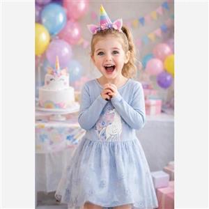 پیراهن دخترانه السا 6 تا 8 سال