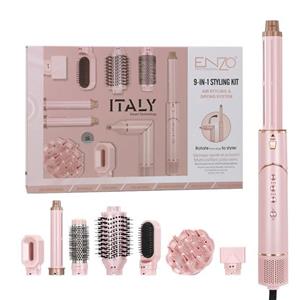 ست سشوار و حالت دهنده مو حرفه ای ۹ کاره جدید انزو مدل EN 755 A – ENZO PROFESSIONAL 9-in-1 Air Styling & Drying System EN-755A