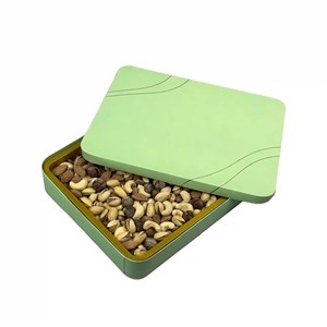 جعبه کادویی مرمر بزرگ چهار مغز برشته پودری