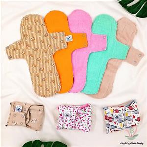پد نوار بهداشتی پارچه ای حوله ای سایز چهار ( قاعدگی روزانه)