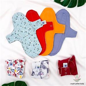 پد نوار بهداشتی پارچه ای نخی سایز سه ( قاعدگی روزانه)