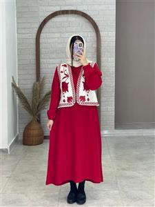 پیراهن شمیم قرمز
