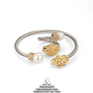 دستبند و انگشتر دیوید یورمن طرح شیر Bracelet  Ring Set SG1