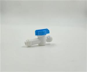 شیر میکس پلاستیکی تصفیه آب (اتصال فیتینگی 1/4 – ولوم تنظیم آبی) 