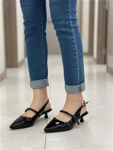 صندل پشت باز MIU MIU پاشنه ۳ سانت