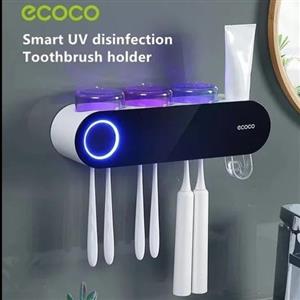 جا مسواک دیواری هوشمند ECOCO/استریلیزاسیون UV مسواک مدل E2110