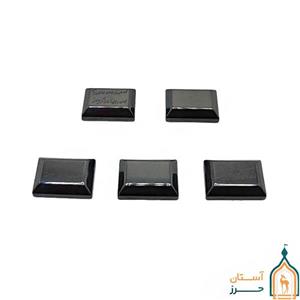 نگین حدید صینی مستطیلی 14×10 مناسب انگشتر و گردنبند با حکاکی اذکار