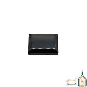 نگین حدید صینی مستطیلی 18×13 مناسب انگشتر و گردنبند با حکاکی اذکار