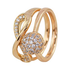 انگشتر زنانه ژوپینگ کد AAE701 بسته 2 عددی