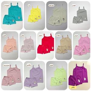 تاپ و شورتک دخترانه از ٢ تا ١٢ سال برند تانیش
