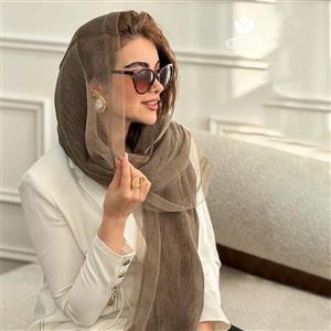 شال ویسکوز ابریشم شیشه ای کد 33229