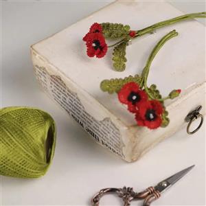 گل سینه شقایق کد 2485 - بشرا مید