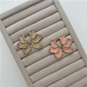 گوشواره گلبرگ آبرنگی فشن جولری کد 752