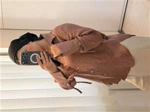 شومیز گره ای خنک بهاره رنگ یاسی