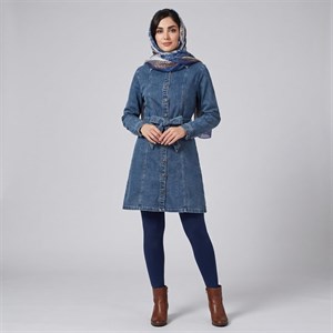 مانتو زنانه اسمارا مدل جین کد 20950461