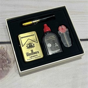 ست بنزینی ۴ تکه فندک ماربرو marlboro