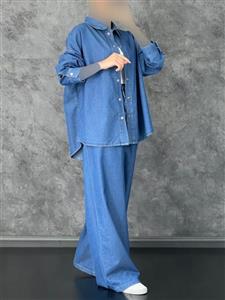 مانتو شلوار جین