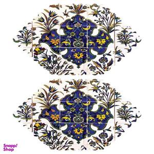 رومیزی رنس مدل T5-42021 سایز 50x30 سانتی متر مجموعه 2 عددی