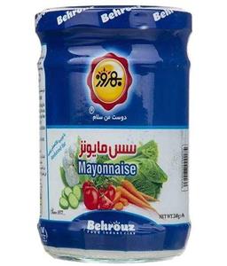 سس مایونز 240 گرم شیشه بهروز