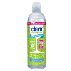 مایع جلادهنده ماشین ظرفشویی اتریشی کلارو بدون سولفات 500 میل claro