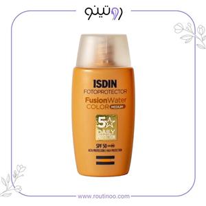 ضد آفتاب فیوژن واتر رنگی ایزدین رنگ medium