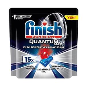 قرص ظرفشویی فینیش Finish مدل Quantom Max بسته 15 عددی