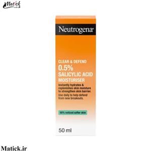 کرم مرطوب کننده ضد جوش نوتروژینا Neutrogena Clear Defend Moisturiser