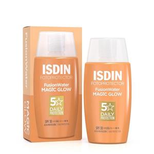 ضد آفتاب ایزدین مدل فیوژن واتر مجیک گلو حجم ۵۰ میلی لیتر - ISDIN Magic Glow SPF 30 ‌