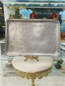 سینی چهارگوش مسی قدیمی ورق ضخیم