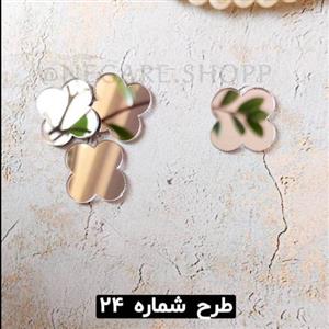 آینه پلکسی طرح گل