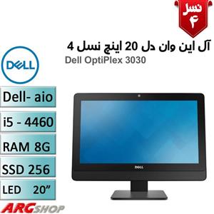 all in one dell 3030 استوک با CPU i5 نسل چهارم با رم 8 , 256ssd